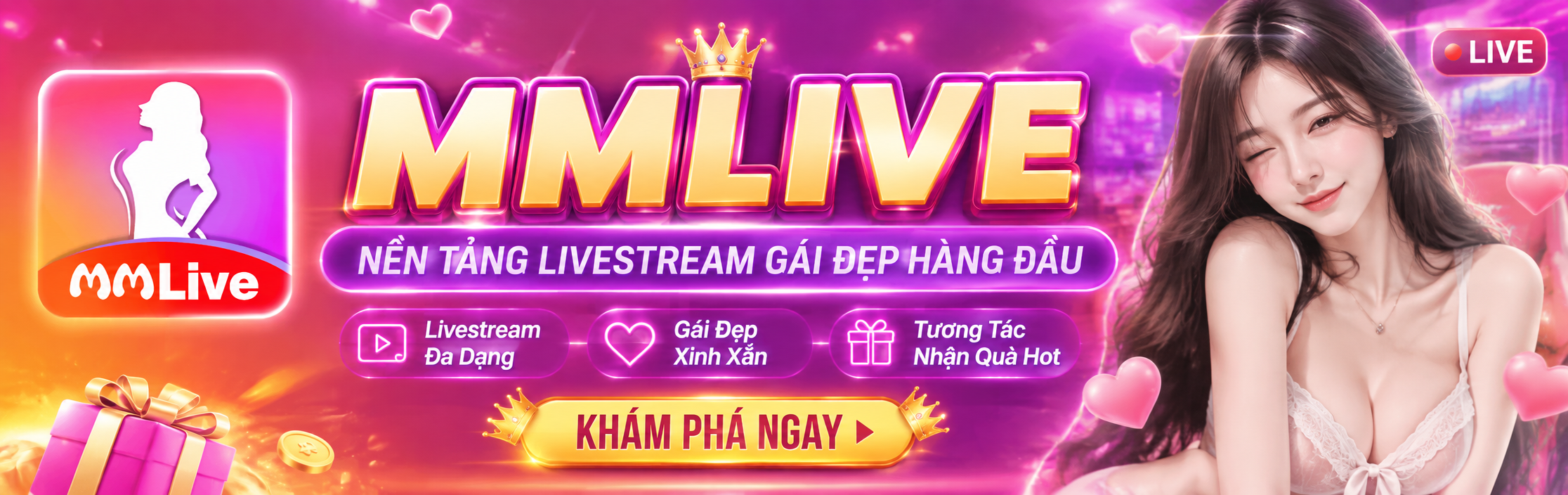 MMLIVE VWP - Link Vào Nền Tảng MMLIVE Việt Nam Chính Thức MMLIVE - Nền Tảng Livestream gái đẹp hàng đầu